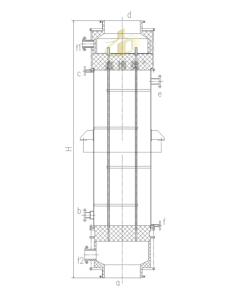 GT系列浮头列管式石墨降膜吸收器